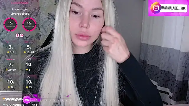 Snapshot of Marmalade_Fox chatting on November 9, 8:51 am Marmalade Fox online show from November 9, 8:51 am