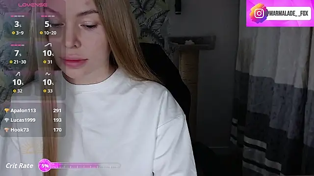 Marmalade Fox online show from February 12, 4:51 pm