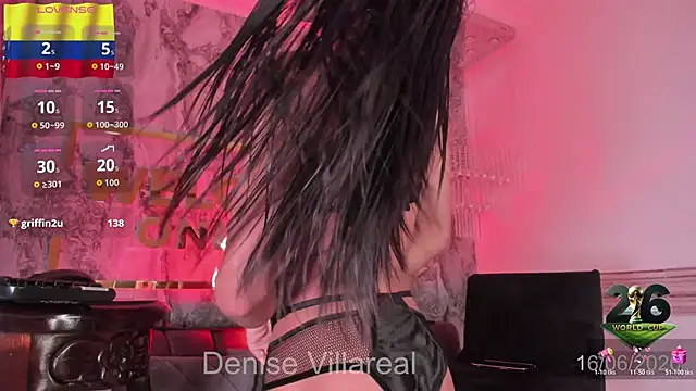 Snapshot of DeniseVillareal chatting on June 17, 9:47 pm DeniseVillareal online show from June 17, 9:47 pm