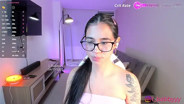 Snapshot of i_babbyyyy chatting on November 5, 2:36 am i babbyyyy online show from November 5, 2:36 am