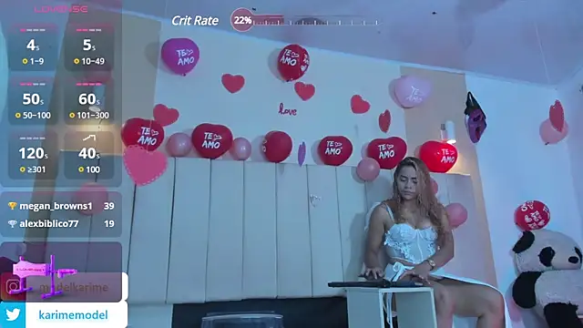  karime  online show from February 14, 8:26 pm