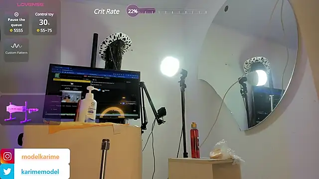  karime  online show from March 19, 8:22 pm