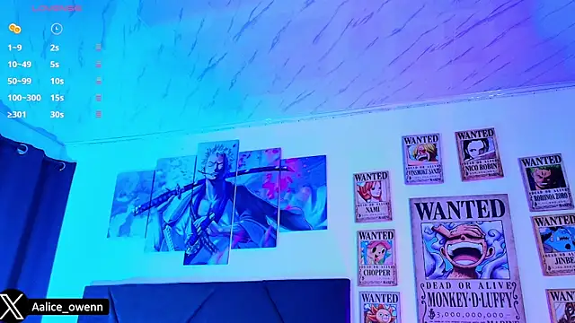 Aliceowenn online show from January 6, 9:08 pm