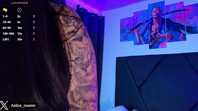 Aliceowenn online show from November 7, 2:49 am