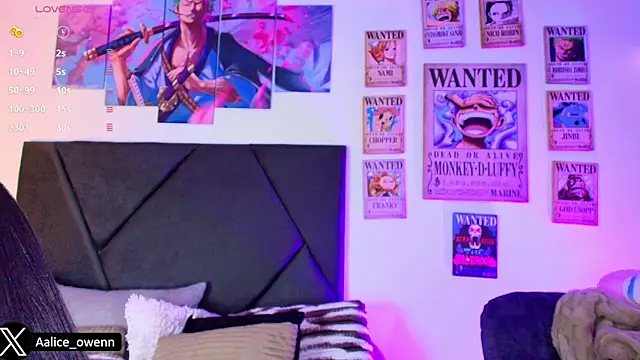 Aliceowenn online show from February 13, 9:15 pm