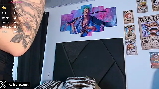 Aliceowenn online show from November 7, 9:41 pm