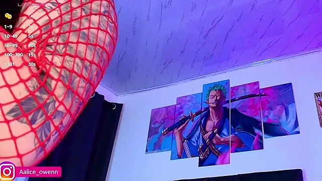 Aliceowenn online show from October 24, 9:14 pm