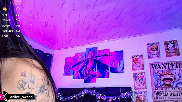 Aliceowenn online show from December 16, 9:08 pm