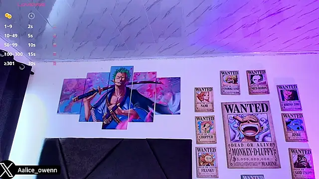 Aliceowenn online show from November 28, 7:03 pm