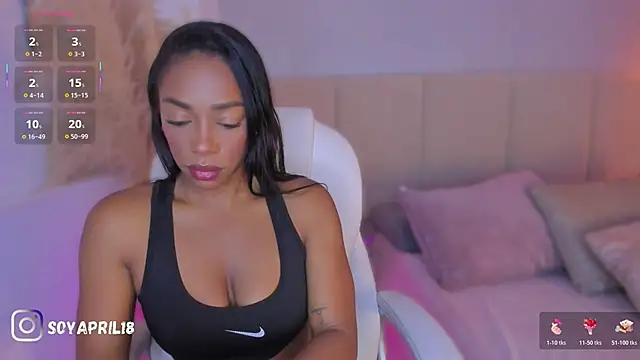 aprilebony  online show from March 11, 10:53 am