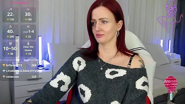 Snapshot of ElisaJane chatting on February 5, 4:06 am ElisaJane online show from February 5, 4:06 am