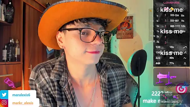 marckalexis online show from July 15, 9:00 pm
