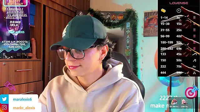 marckalexis online show from March 7, 12:43 pm