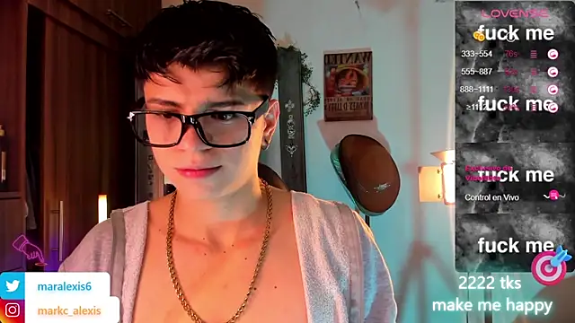 Snapshot of marckalexis chatting on February 27, 12:03 am marckalexis online show from February 27, 12:03 am