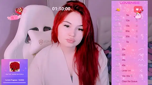 Snapshot of MissClarks chatting on February 9, 2:07 pm MissClarks online show from February 9, 2:07 pm