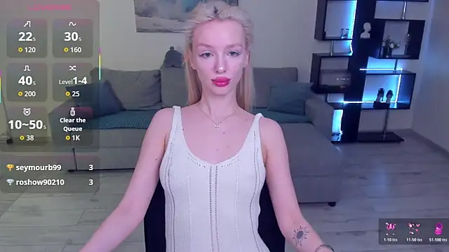 AleksaBlonde online show from March 5, 5:15 am