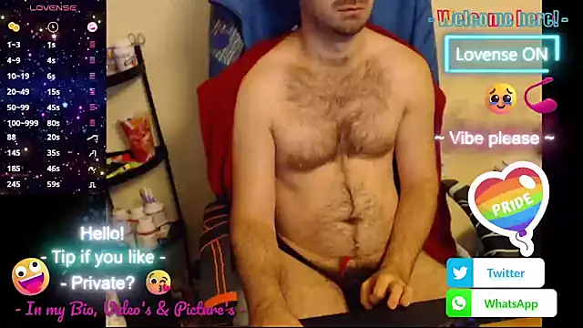 RealManHaveHairy online show from December 2, 5:09 am