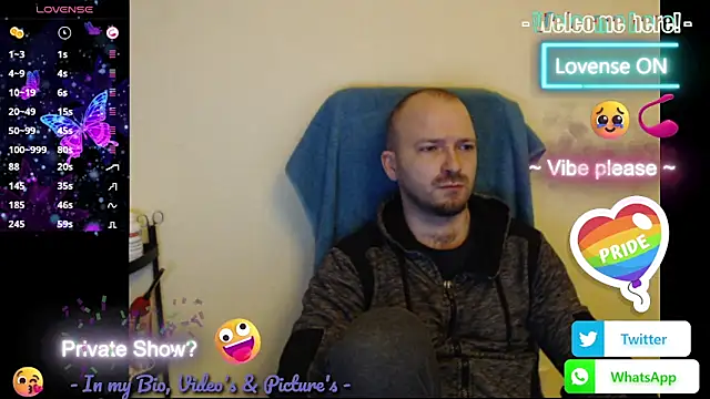 RealManHaveHairy online show from February 11, 6:30 pm