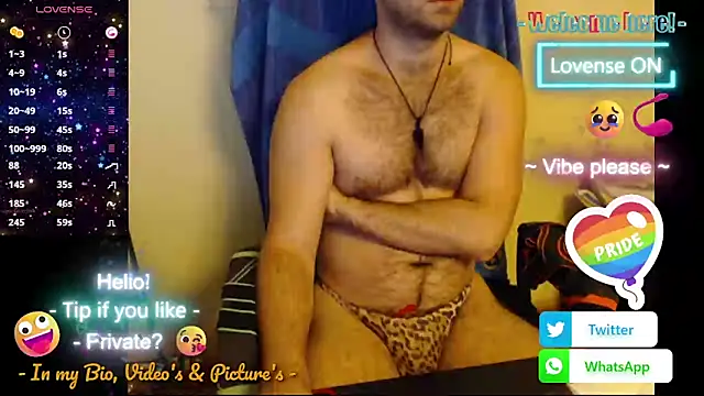 RealManHaveHairy online show from October 26, 5:30 am