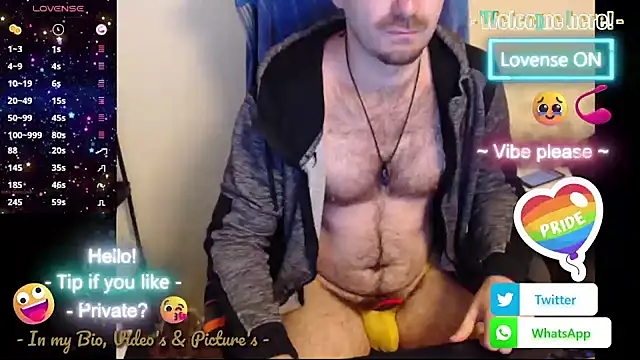 RealManHaveHairy online show from November 7, 4:50 am