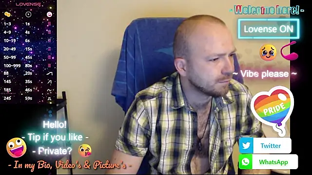 RealManHaveHairy online show from November 20, 5:30 am