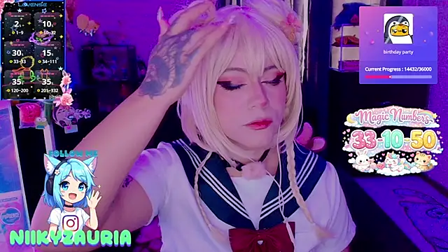  niiky online show from April 8, 11:22 am