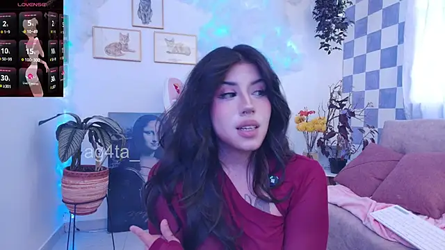 Snapshot of Ag4ta_ chatting on March 11, 9:48 pm Ag4ta online show from March 11, 9:48 pm