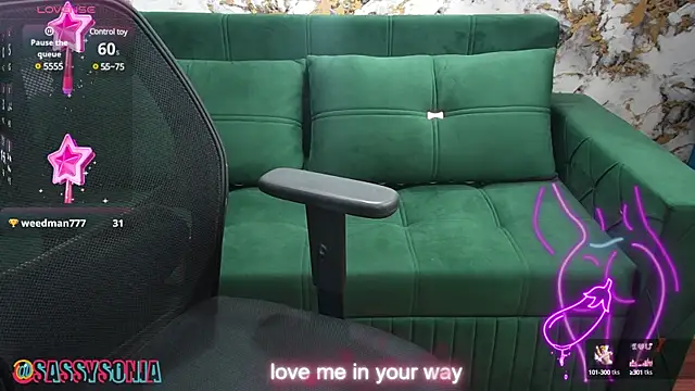 sassysonia online show from February 26, 9:44 am