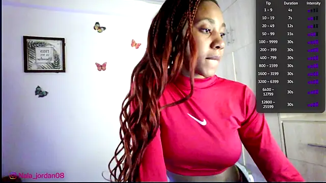 Snapshot of Nala_j8 chatting on June 28, 3:02 am Nala j8 online show from June 28, 3:02 am
