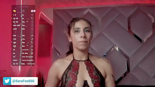 Sara Foxx1 online show from February 23, 9:15 pm