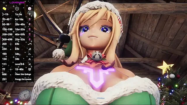 Snapshot of ElfieLove chatting on December 17, 5:18 pm ElfieLove online show from December 17, 5:18 pm