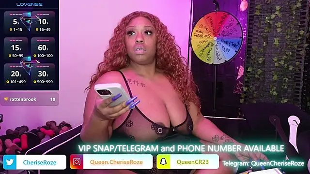 cheriserozequeen online show from January 10, 8:59 pm