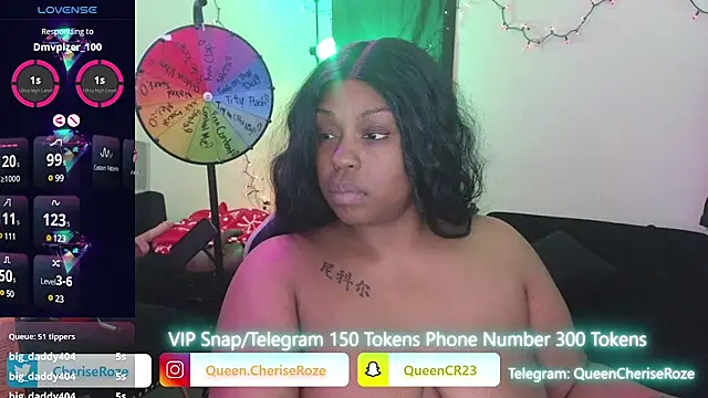 cheriserozequeen online show from December 8, 9:52 pm