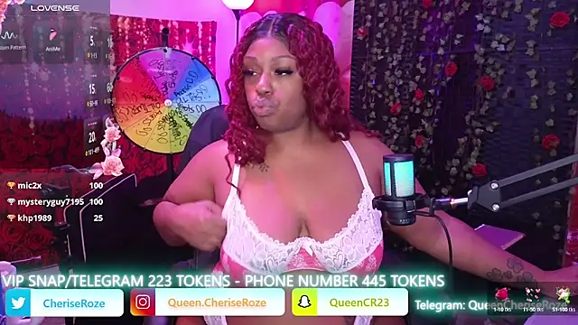 cheriserozequeen online show from September 19, 3:49 pm
