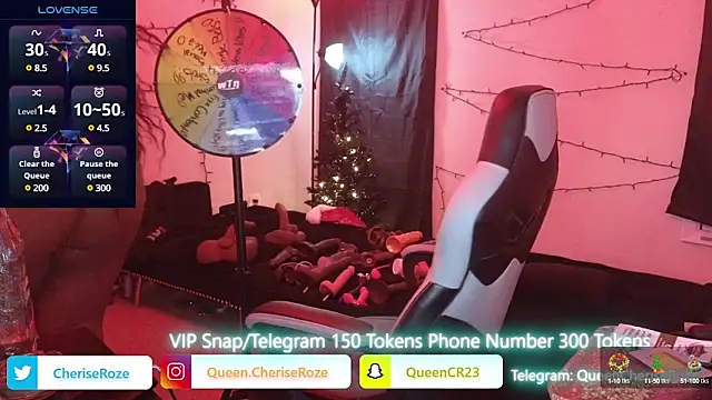 cheriserozequeen online show from December 17, 1:18 am