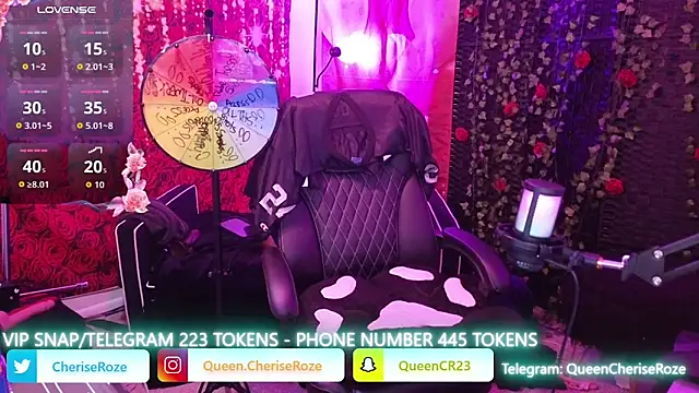 cheriserozequeen online show from September 17, 5:15 pm