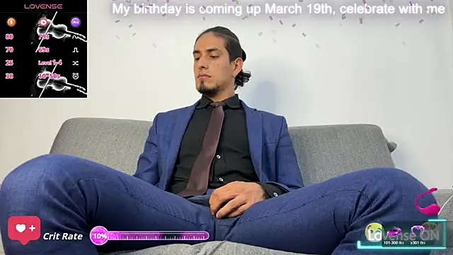 Tom blunt96 online show from March 15, 1:40 pm