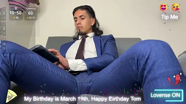 Tom blunt96 online show from March 22, 6:36 pm