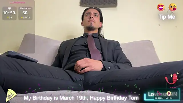 Tom blunt96 online show from March 20, 11:23 pm