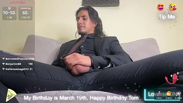 Tom blunt96 online show from March 21, 5:32 am