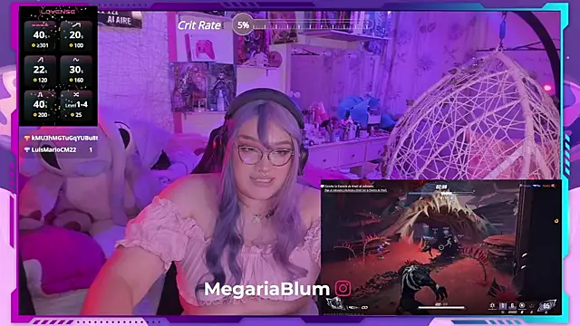 MegariaB online show from February 27, 7:51 am