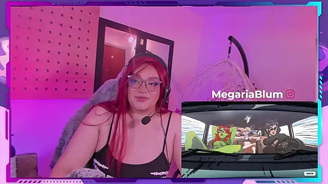 Snapshot of MegariaB chatting on July 18, 3:15 am MegariaB online show from July 18, 3:15 am