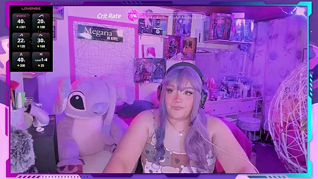 MegariaB online show from March 8, 4:23 am