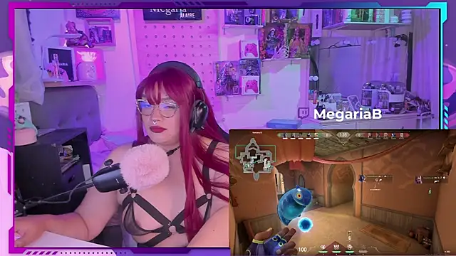 MegariaB online show from October 2, 3:10 am