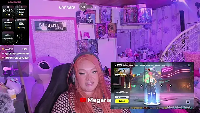 MegariaB online show from March 15, 7:20 am