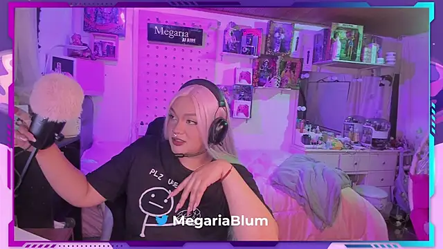 MegariaB online show from October 3, 3:41 am