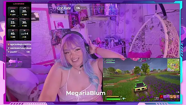 MegariaB online show from February 22, 7:56 am