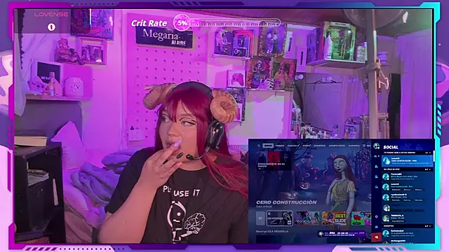 MegariaB online show from October 11, 3:51 am