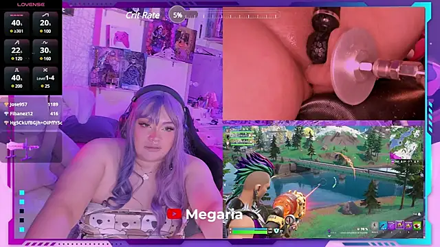 MegariaB online show from March 8, 7:27 am