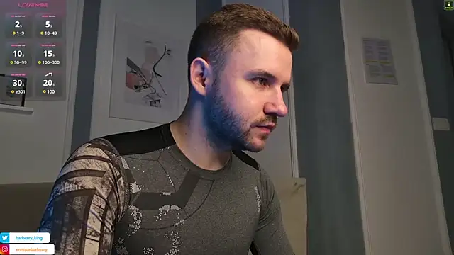 EnriqueBarberry online show from March 12, 6:18 am